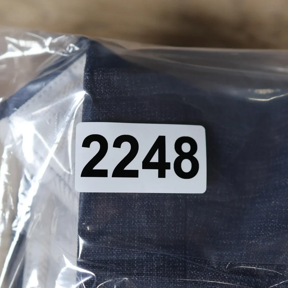 Zanella Pants Mens 32x30 Navy Blue Curtis Dress Slim Straight Tweed Wool Italy - Picture 14 of 14